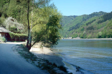 Der österreichische Donau-Radweg bietet viel Natur