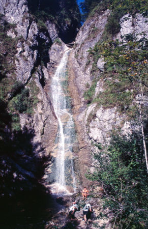 Wasserfall an der Kalkalpenroute